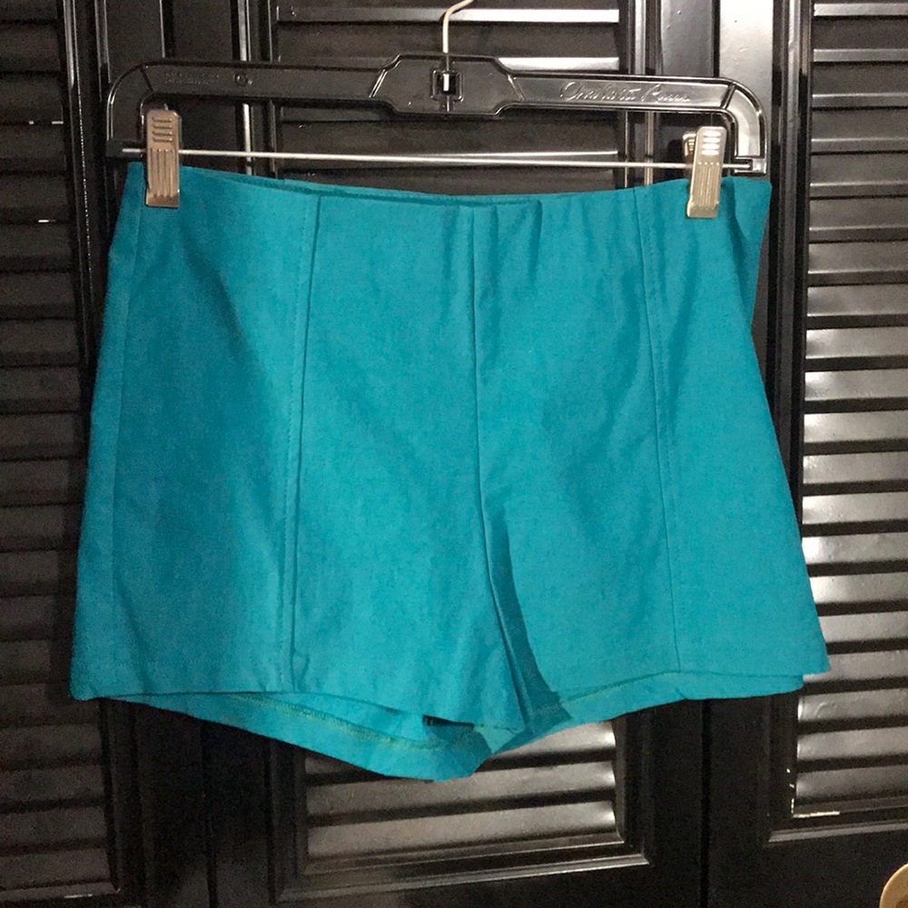 Teal shorts